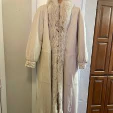 Damselle | Jackets & Coats | Deer Skin Silver Fox Coat ...