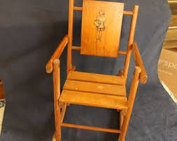 Darling Vintage Folding Wooden Doll Rocking Chair - Etsy