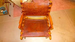 Ecuadorian Tooled Leather Lounge Chair For Sale at 1stDibs ...