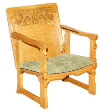 Antique Metamorphic Armchair in Carved Oak, 1890 | Chairish