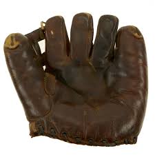 Original WWII U.S. Navy Baseball Glove and Ball with Signed Photo – International Military Antiques