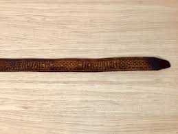 Jerusalem antique leather belt from Israel bought in the 1960s Size 34 | eBay