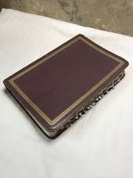 Rare Vtg Zondervan KJV Imperial Bible Brown Leather Cover ...
