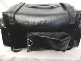 Motorcycle Saddle Bag All American Rider Black Leather ...