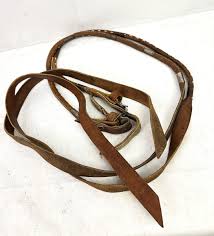 Leather Split Reins Horse Western Tack Equine 65" VINTAGE | eBay