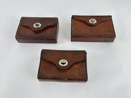 Sold at Auction: GEORGE LAWRENCE LEATHER CARTRIDGE BOXES