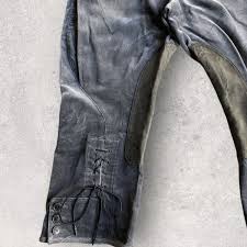 FW09 Grey Velvet Riding Shorts