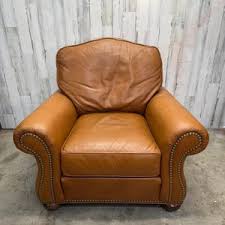 Rh Restoration Hardware Chelsea Recliner Modular Brown Leather Left Armchair Chair - Etsy