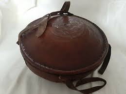 Antique Ethiopian/Eritrean Lidded Bread Basket Leather Wrap ...