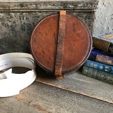 Edwardian Leather Collar Box, Travel Case, Original Collars ...