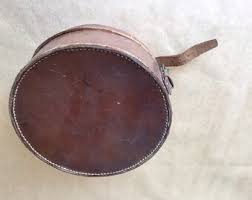 Vintage Leather Box Brown Retro Storage Trinket Case Home ...