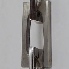 3/16in. Thick Rectangle Shape Solid Brass Lamp Chain - Nickel Plated Finish