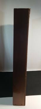 SET OF 18 VINTAGE MINIATURE BRASS POTS IN HANGING WOODEN ...