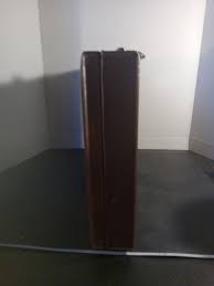 Vintage Wear Best Brown Vinyl Briefcase With Insert. No Key ...