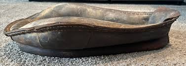 Antique Vintage Leather Equestrian Horse Collar Mirror 26 x ...