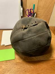 This is the match ball from the 1921 scottish cup final it ...