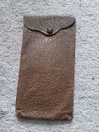 Vintage Leather Slide on Belt Bag Pouch 10.5" X 5.5" | eBay