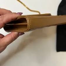 Yves Saint Laurent | Bags | Cassandre Matelass Chain Wallet In Grain De Poudre Embossed Leather | Poshmark