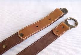 Vintage Aviation Leather Belt: Aero Club of BC Scout Buckle ...