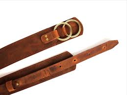 Brown Leather Waist Belt for Women – Wide Tobacco Belt With ...