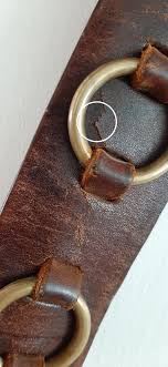 Buy Hollywood Trading Company; HTC Brown Leather Belt W ...