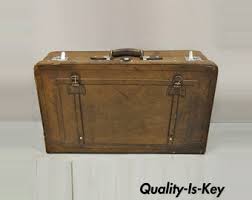 Vintage Brown Distressed Leather 33" Luggage Suitcase by ...