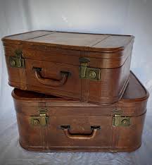 Vintage Brown Suitcase