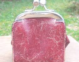 Genuine Leather Kiss Lock Coin Purse – The Bargain Boutique