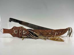 Sold at Auction: Corona German Machete With Leather Holster
