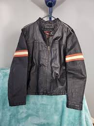 STREET LEGAL Motorcycle Heavy Soft Leather Coat Mens XL ...