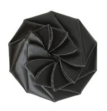 Coin Purse Change Pouch Leather Spiral Squeeze Rose ...