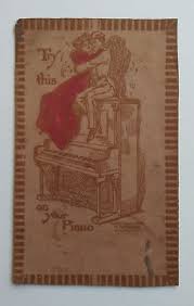 1908, Leather U.S. Postal Card, Used | eBay