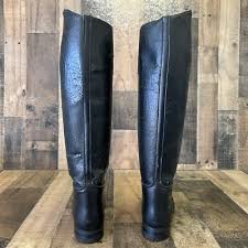 Dehners Vintage 42739 Tall Riding Black Equestrian Western Boots Womens 7 C | eBay