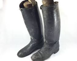 Leather Riding Boots, Decor, Prop, Antique - Etsy