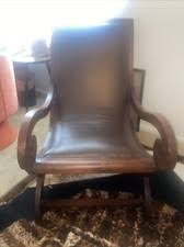 Leather Art Deco Brown Antique Chairs for sale | eBay