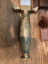 Unbranded Leather Handle Collectible Vintage Factory Manufactured Fixed Blade Knives for sale | eBay