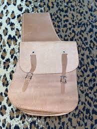 ROUGHOUT LEATHER WESTERN SADDLE BAGS | eBay