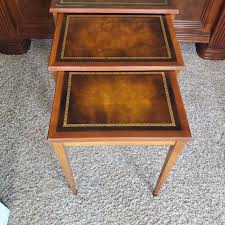 3 Lether Top Nesting Tables for Sale in Seal Beach, CA - OfferUp