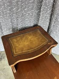 Vintage Antique Mid Century 2 Tier Side Tables And Matching ...