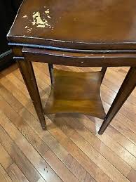 Antique One Drawer Mahogany End side telephone wash Table plant stand nightstand | eBay