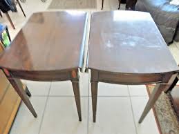 PAIR DREXEL DROP LEAF SIDE TABLES-BI CENTENNIAL & 18TH CENTURY | eBay