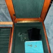 Bombay | Accessories | 997 Vintage Bombay Company Wood Jewelry Box Keepsake Letter Jewelry Chest | Poshmark