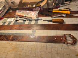 How to dye and burnish edges of chrome tan leather?