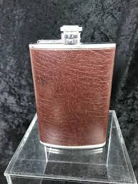 Vintage Set of Three Leather Wrapped Hip Flasks - Etsy