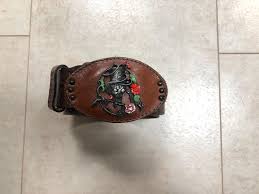 Very Rare Diesel Belt Sugar Skul Day of Dead Embossed ...