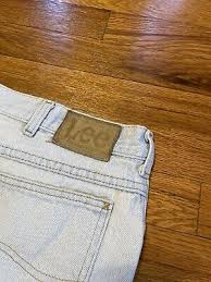 90s Lee Light Wash Denim Jean Shorts Jorts Baggy Size 42 ...