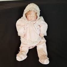 Darling 1980's Bisque Porcelain Baby Doll by Denver Artist ...