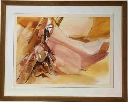Sold at Auction: John Droska, John Droska Watercolor of ...