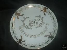 Lefton 50 th Anniversary Plate Handpainted | eBay