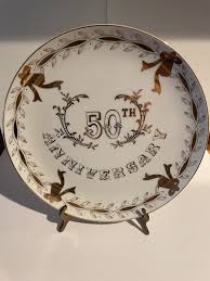 Lefton China 50th Wedding Anniversary Plate | eBay
